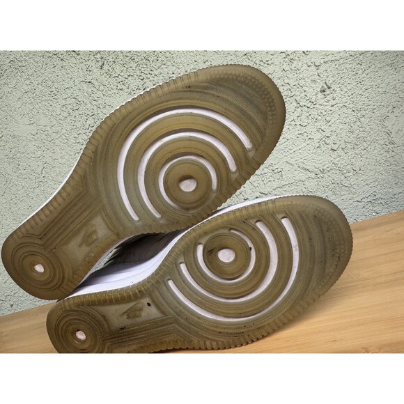 NIKE LUNAR FORCE 1 SKY‎ HIGH PREMIUM QS WHITE-MET SILVER SZ 7.5 704518-100 Woman - Picture 11 of 11